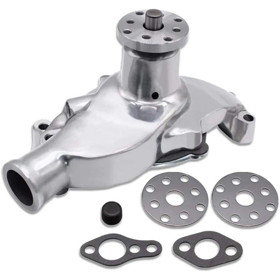 

Polished Billet Aluminum Short Water Pump for Chevrolet Small Block Engines 19551985 283 327 350 383 400: HighPerformance Cooli