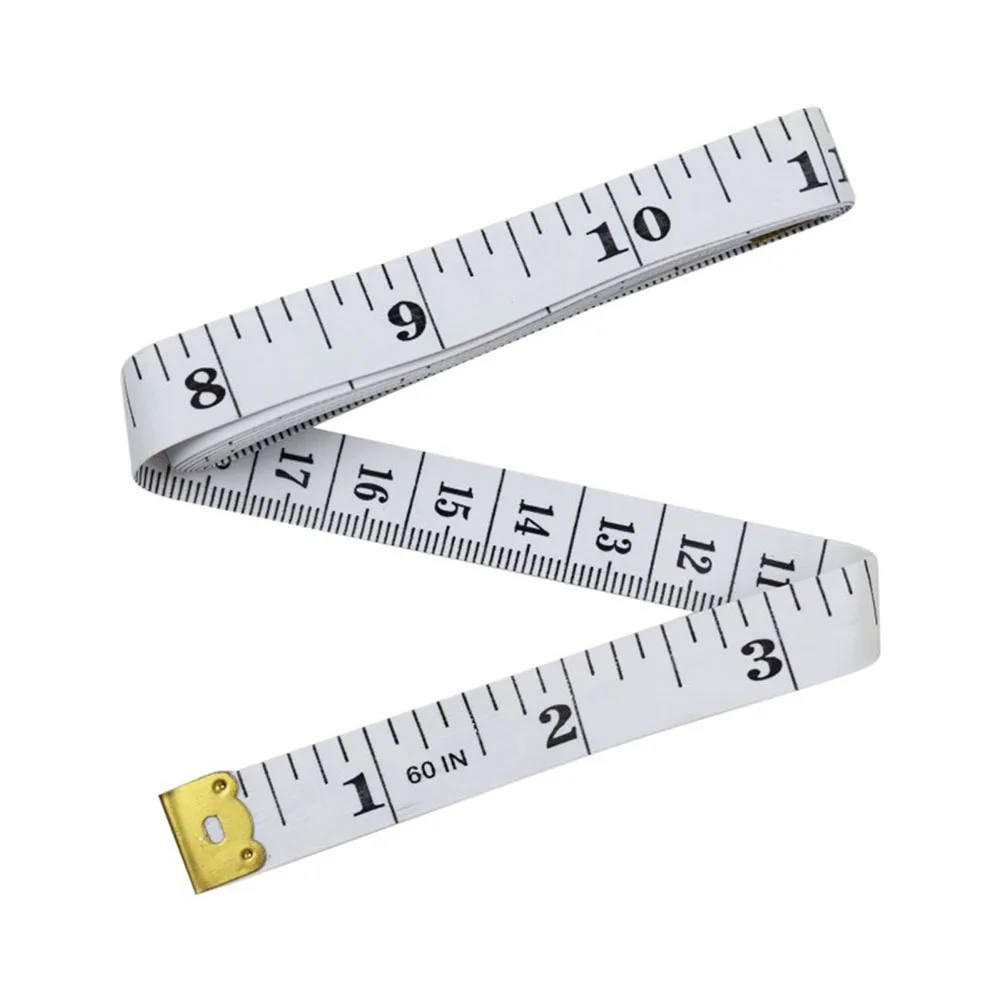 1.5M Measuring Ruler Cm Tape Measure Sewing Tool Inch Tape Body Measuring Tape For Thigh Waist Chest Hips Measuring Tool