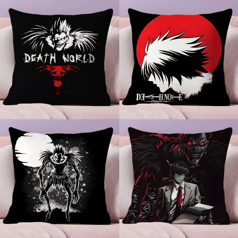 

Anime D-Death N-Note Pillow Case Pillowcase Ultra Soft Skin Friendly Fabric Cloud Like Comfort & Concealed Zipper