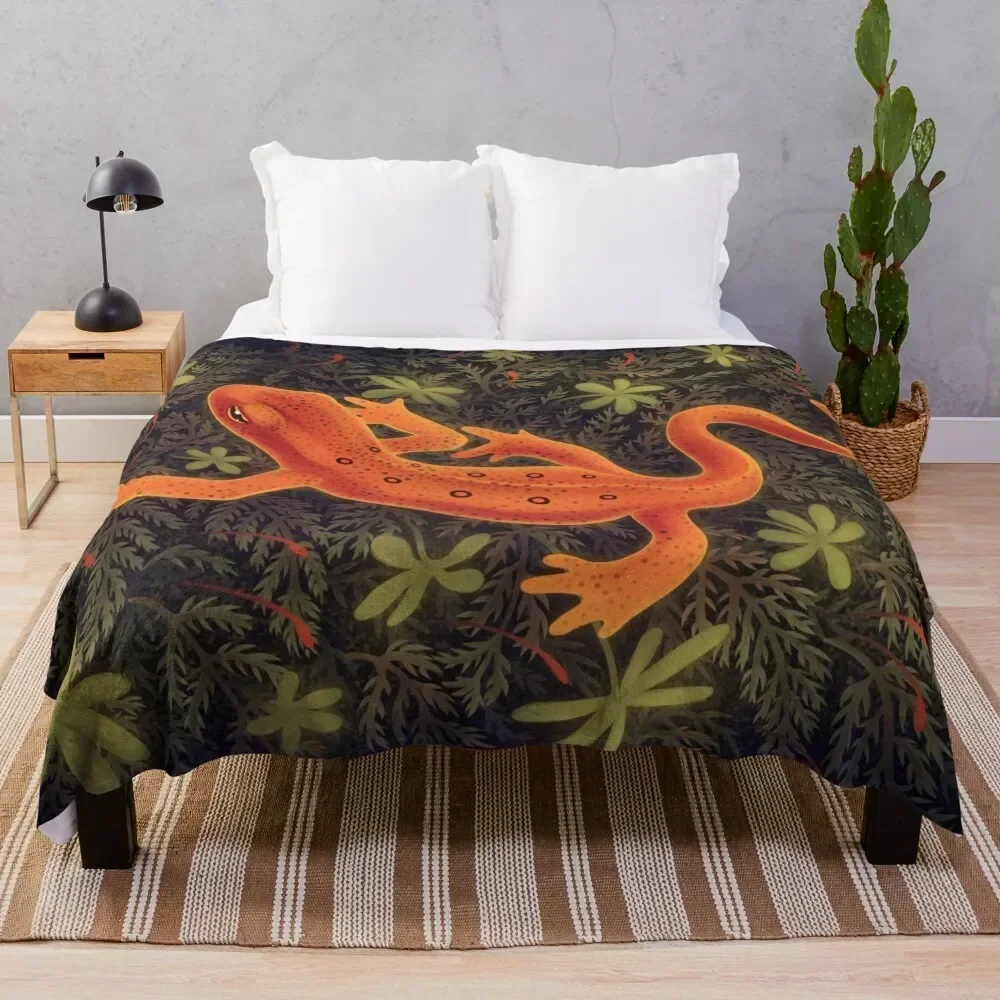 

Red Spotted Newt Throw Blanket Warm Throw Blanket Gift for Anniversary
