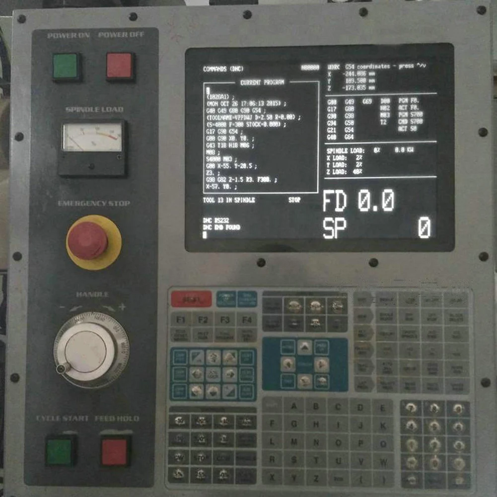 Imagem -04 - Monitor Lcd Compatível 12 Polegada Pin para a Máquina Cnc Haas Vf1 Vf2 Vf3 Vf7 Substituir o Monitor Crt 28hm-nm4 935220c