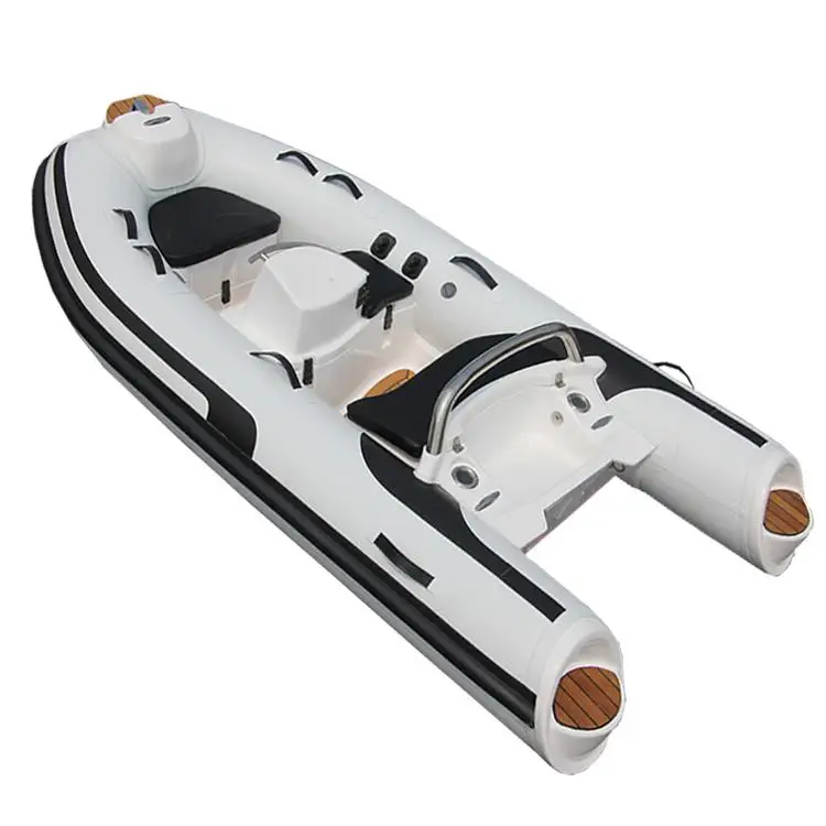 Luxury 3m Rib Boat PVC Fiberglass Hull Outboard Engine Console Steering For Rescue Outdoor Entertainment Luxury Yacht Use