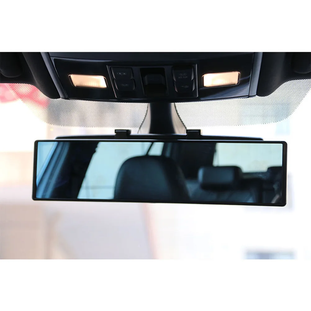 

Universal Interior Rear View Mirror Large Vision 280mm Wide Angle Blue Glass Panoramic Anti-Glare Car Rearview Mirror
