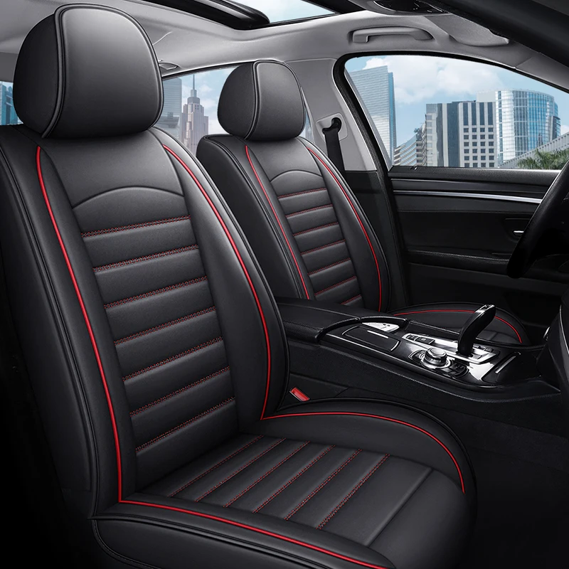 Full Coverage Pu Leather Car Seat Covers for PEUGEOT 206 307SW 308 407 408 508sw 208 2008 3008 4008 5008 Car Accessories