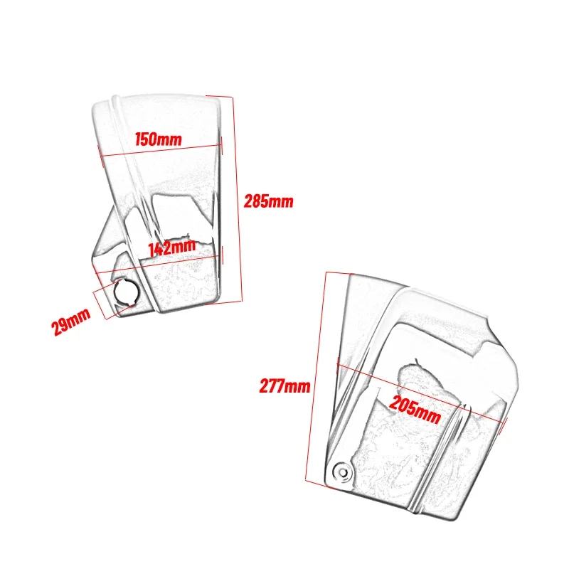 Motorcycle Side Battery Covers For Yamaha V-Star XVS400 XVS650 Dragstar DS400 DS650 Custom Classic Left Right Fairing Protector view 6