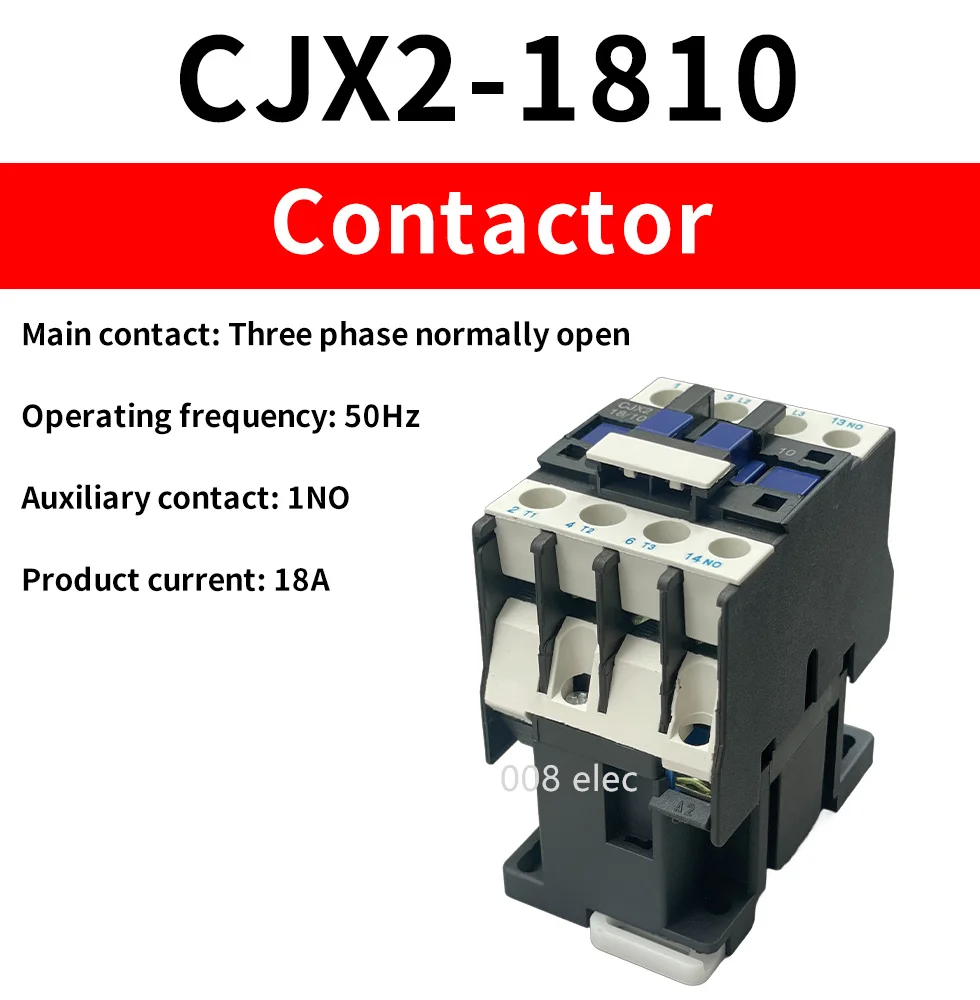 Contactor CJX2-1810 32A switches LC1 AC contactor voltage 220V CJX21810