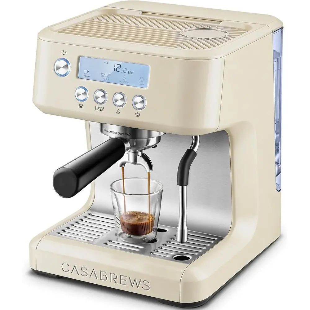 

Ultra hine with LCD Display, 20 Bar Maker with Powerul Milk rother, Customizable Brewing Temperature, Barista-Level Latte and pu