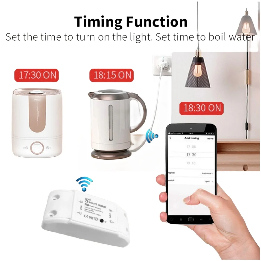 eWeLink Wifi DIY interruptor Smart Switch Remote Controller Smart Home eWeLink APP Control Work with Alexa Google Home