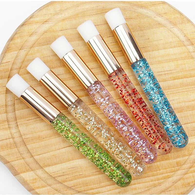 20 Pcs Crystal Eyelash  Off Blackhead Remover Makeup Tools Supplies Cleaning Brush Lashes Shampoo Brush Eyelash Extension Peel