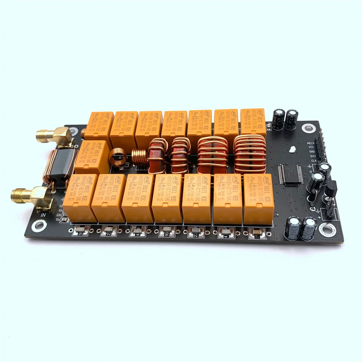 GET! Antenna Tuner Board Motherboard with Screen Finished Version DIY Antenna Kits Tester Electronic Components ATU‑100 400MA