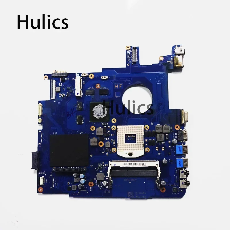 Placa-mãe Hulics usada para laptop Samsung NP500 NP550P5C 500P HM76