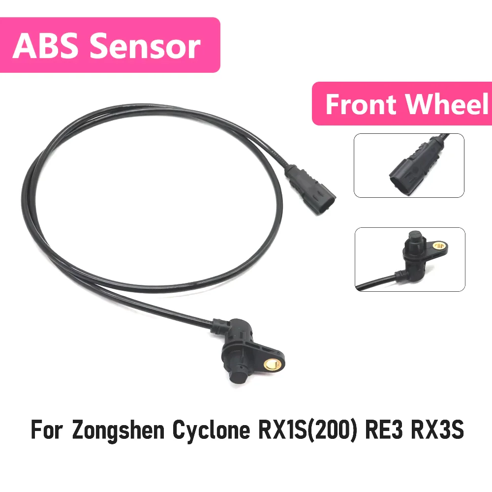 Cable de silicona para Sensor de velocidad de rueda delantera ABS, señal de motocicleta para Zongshen Cyclone RX1S 200 RE3 RX3S RX 1S 3S RE 3