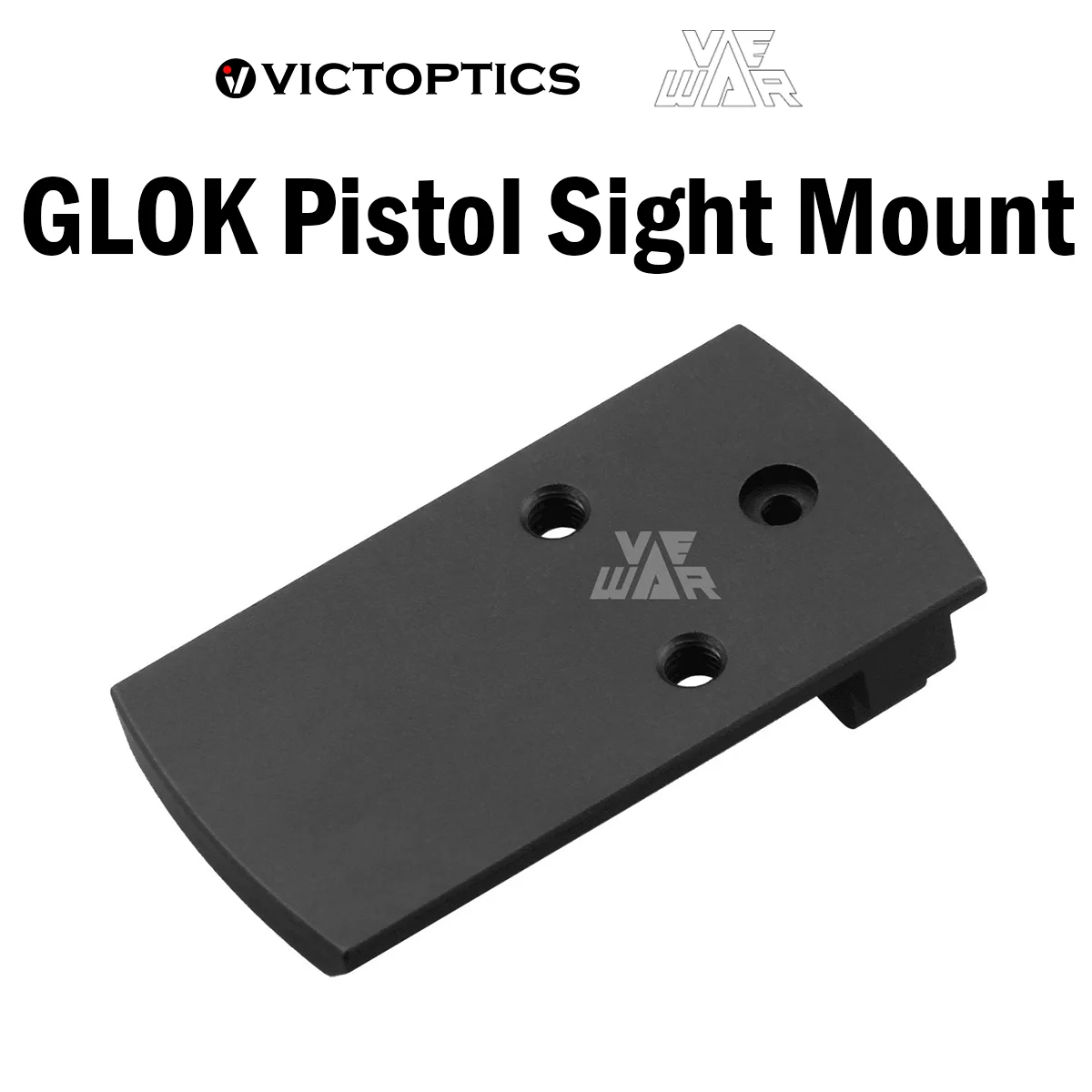 Victoptics GLOK Pistol Red Dot Sight Mount fit Marui Airsoft Glok G17 G23 G19 Doctor and VT Footprint fit V3 1x22 red dot sight