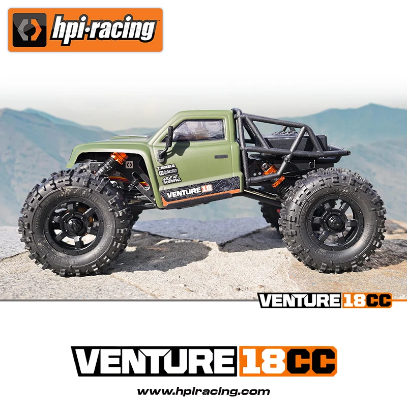 

HPI RC 1/18 VENTURE18 CC FLUX Бесщеточный автомобиль с дистанционным управлением 4WD Гидравлический амортизатор с резьбой Внедорожник