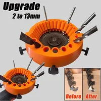 Upgrade 118 Degree Angle Grinder Drill Bit Sharpener Power Drill Bit Grinding Tool for 2 to 13mm Drill Bits