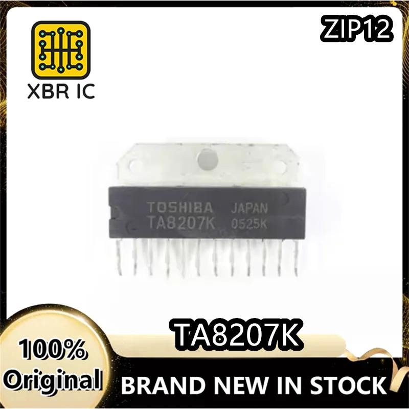 

(15/40 pieces) TA8207K TA8207 audio power amplifier circuit IC integrated block direct plug ZIP-12 original authentic spot
