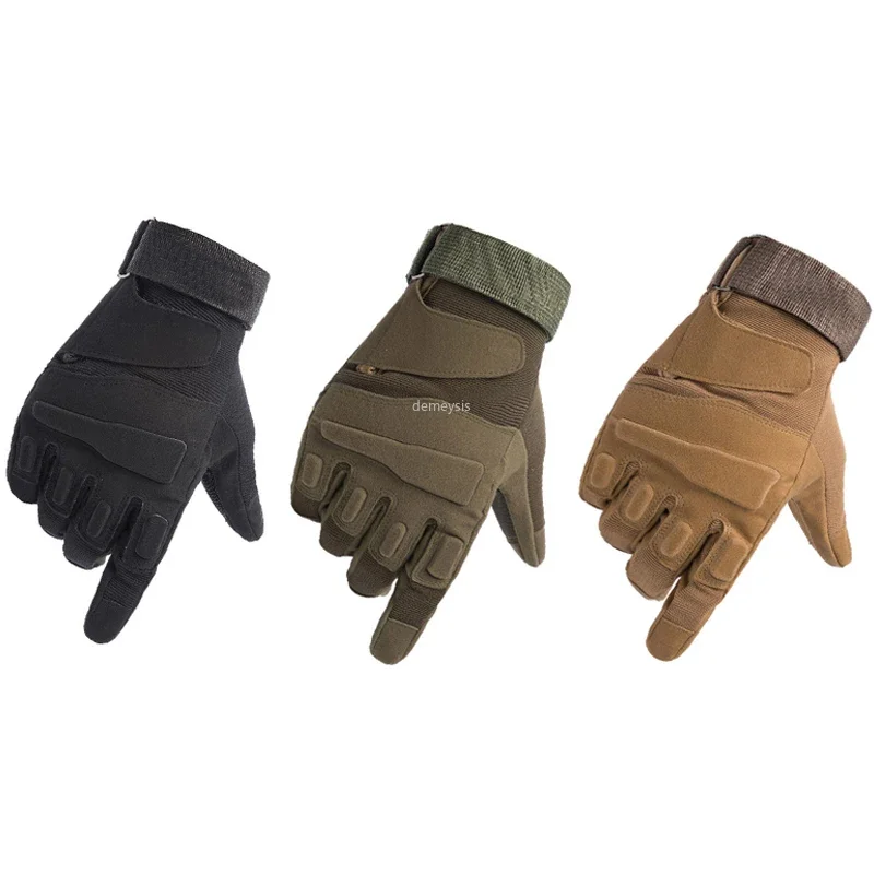 Tactical Gloves Outdoor Sports Full Finger Airsoft Combat Motocycle Bicycle Shooting Hunting Fingerless Mittens