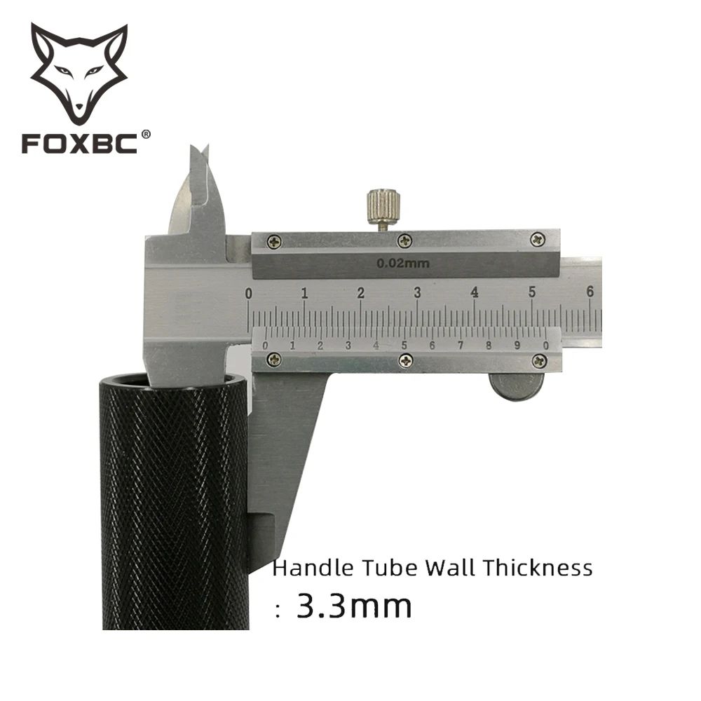 FOXBC Wood Turning Tools Knife Handle Aluminum Alloy for Lathe Turning Tool Kit