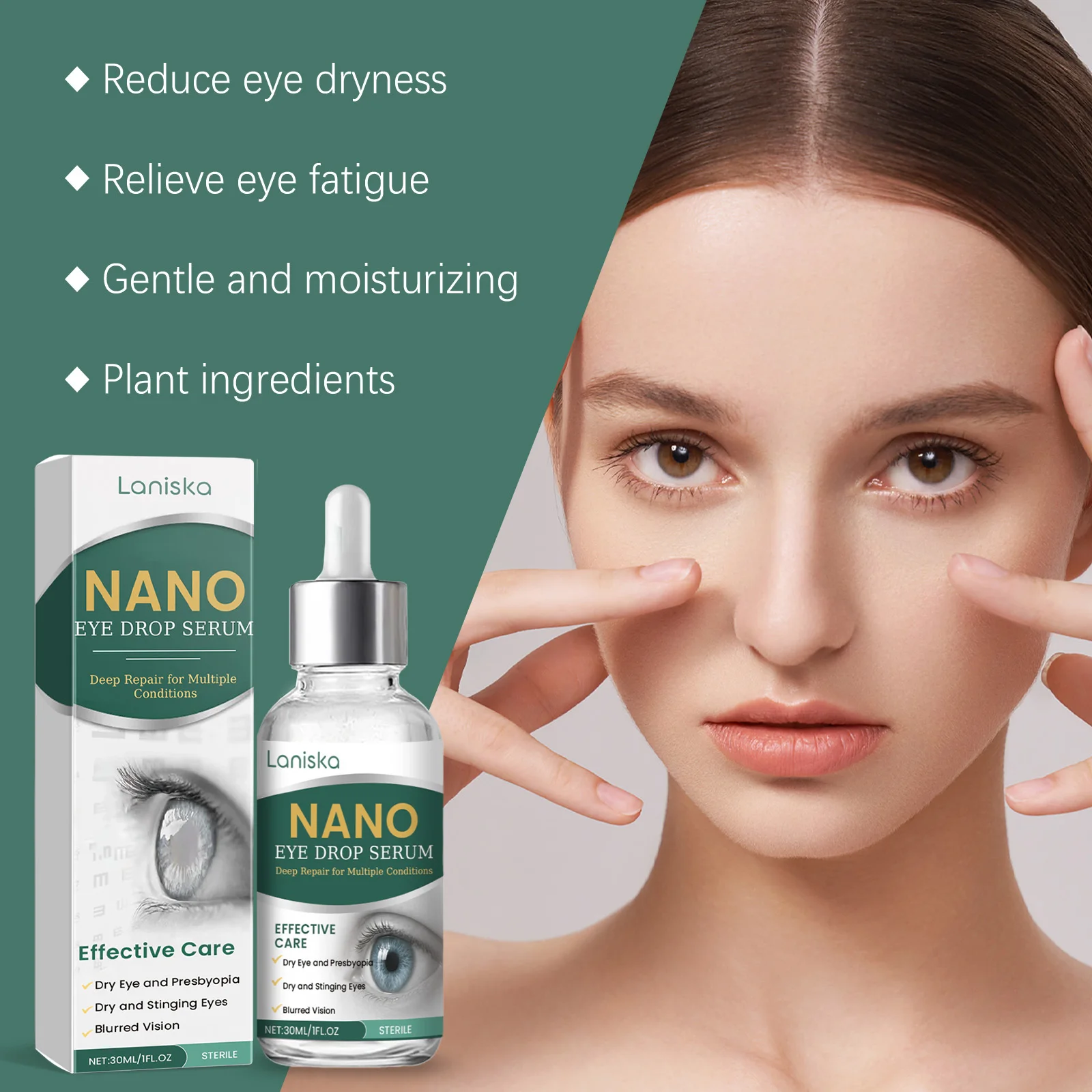 Relaxing Eye Drops Care For Eyes Relaxation Dry Eyes Sore Eyes Care Itchy Eyes Swollen Eyes Discomfort Improve Relieve Itching