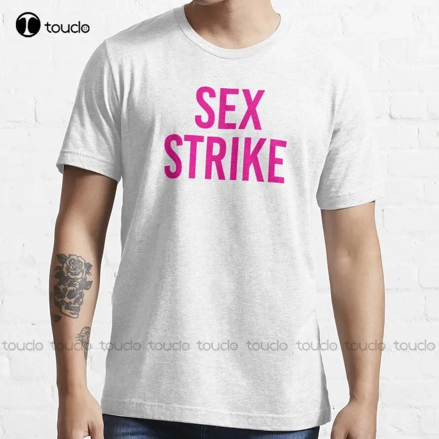 Sex Strike Anti Abortion T-Shirt Abortion Ban Golf Shirt High Quality Cute Elegant Lovely Kawaii Cartoon Sweet Cotton Tee Shirts