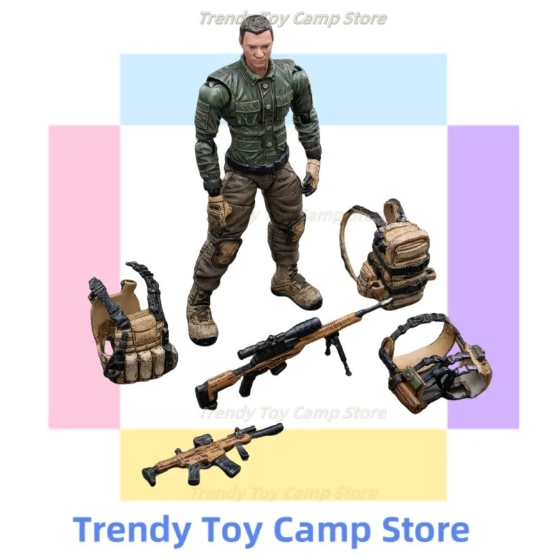 

JOYTOY Dark Source Free Militia Trio Hard Core Cool Play Modern Military 3.75 Inch 1:18 Movable Soldier Model Gift Collection