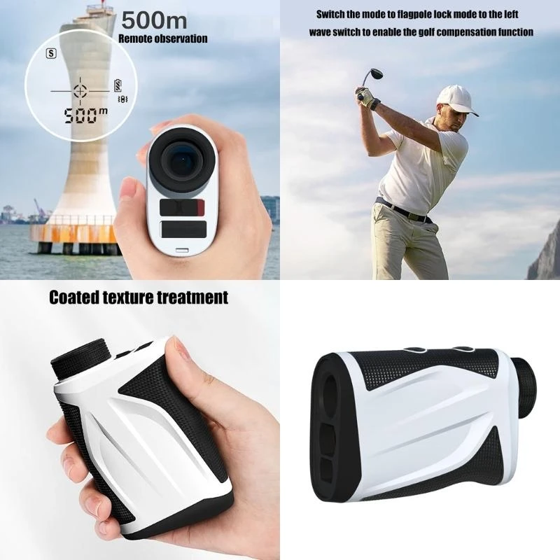 

High Golf Rangefinder Rechargeable Finder Slope Distance Meter K1YF
