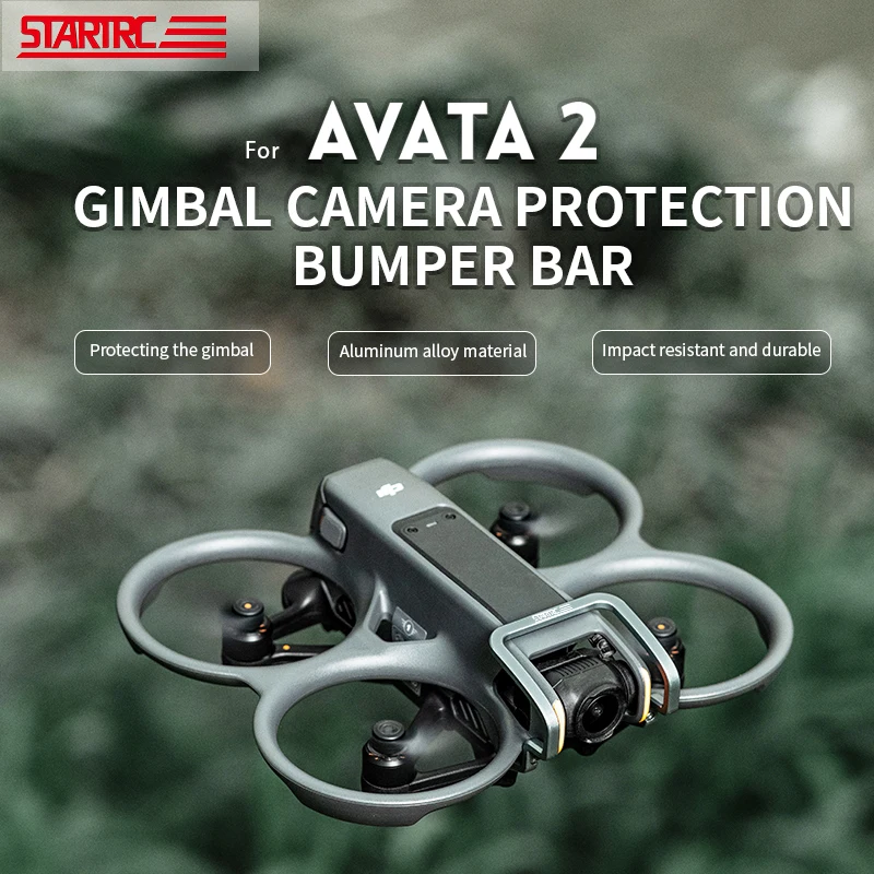 

For DJI Avata 2 Aluminum Alloy Gimbal Lens Bumper Protective Bars Anti-collision for dji Avata 2 Drone Accessories