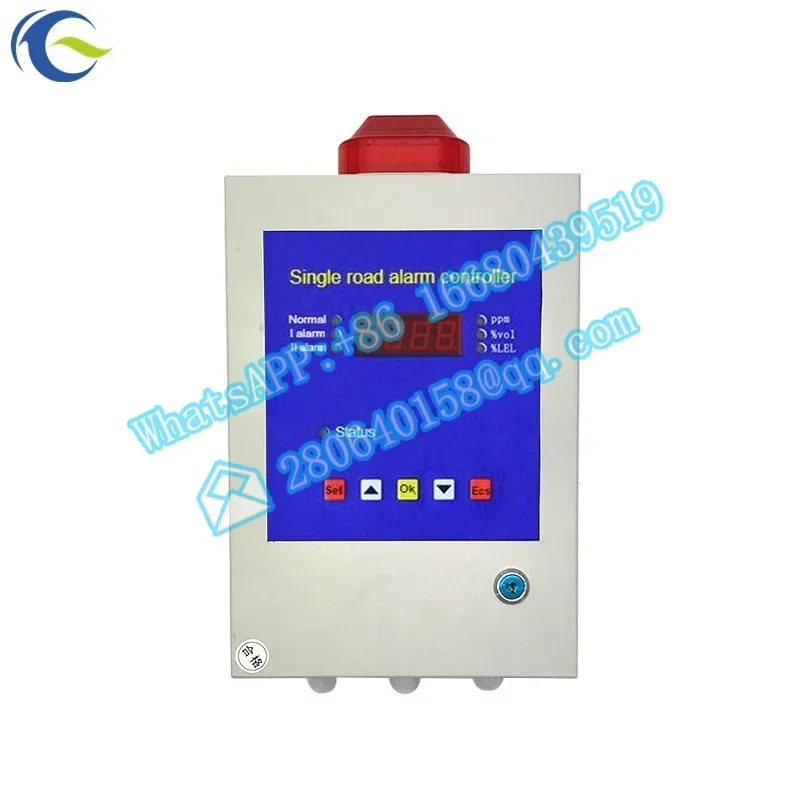 Explosion proof fixed CH4 LPG combustible gas detector and control system