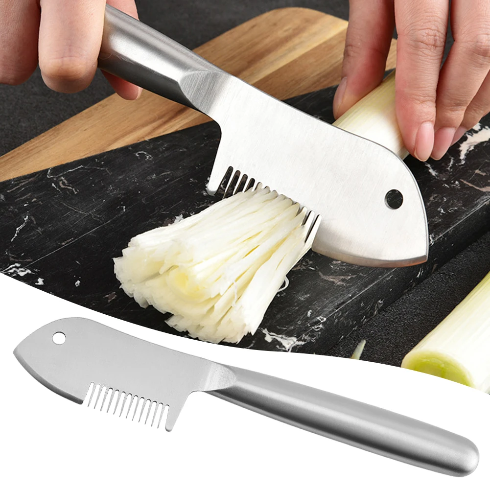 Gemüse-Julienne-Schneider, Edelstahl-Zwiebelschneider, Küchenwerkzeug, Ingwer, Knoblauch und mehr zum Zerkleinern/Schneiden, Küchenzubehör