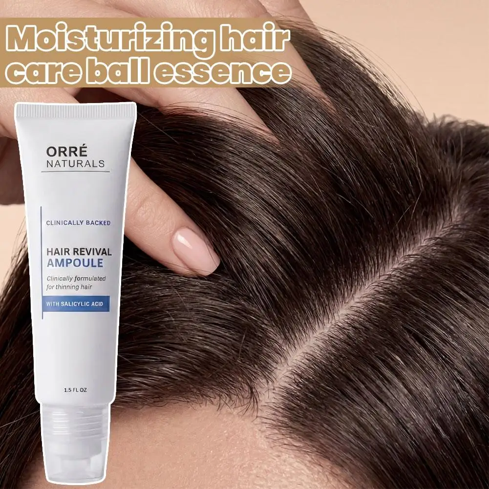 Moisturizing Hair Roller Serum Nourishing Scalp Massage Essence Gentle Smoothing Volumizing Daily Hair Care for All Hair Types