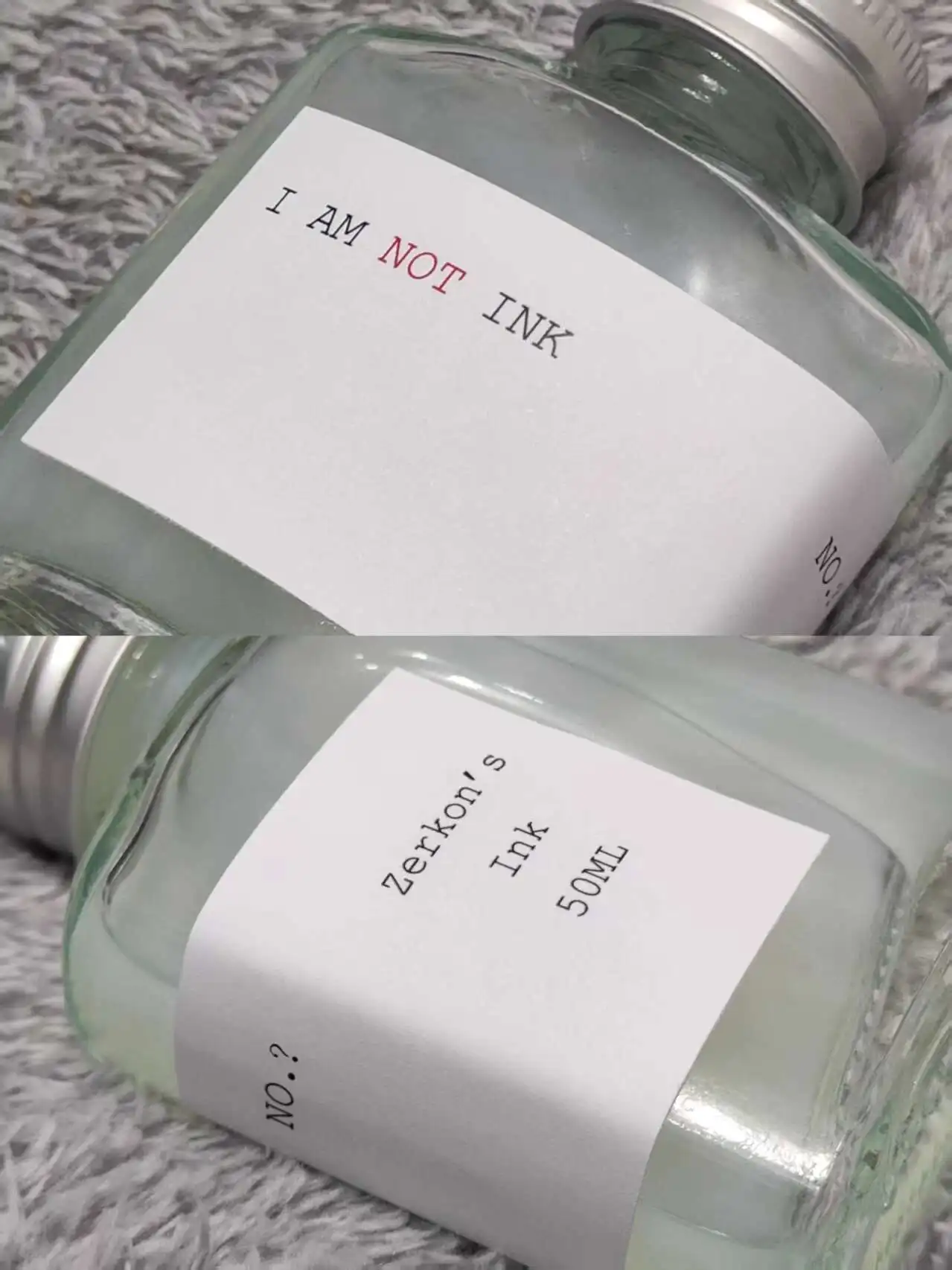 Zerkon Ink,[I AM NOT INK] April Fool's Day Limited ,Invisible Ink 50ml