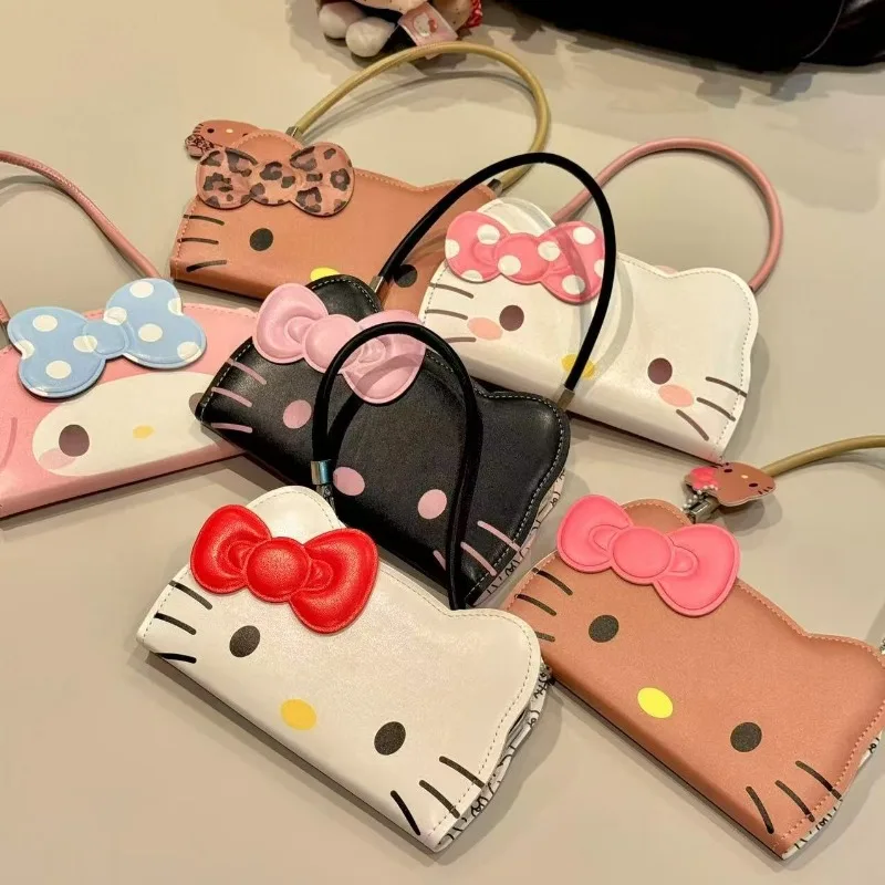 Funda Protectora Tipo Flip con Diseño de Dibujos Animados de Sanrio, Hello Kitty y My Melody para iPhone 17 Pro Max, 16, 15, 14, 13, Protección Total Contra Impactos, Anime