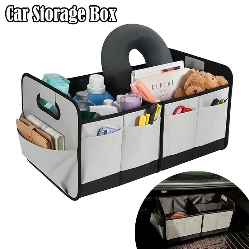 

Car Storage Box Oxford Cloth Storage Box Trunk Storage Box Large Capacity Foldable Storage Capacity Large Storage Capacity