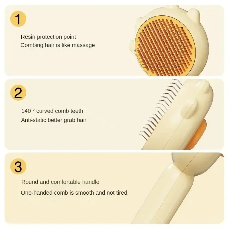 Pet Combs Cat Grooming Needle Brush Magic Massage Comb for Cat Dog Cleaning Care Pet Cleaning Supplies