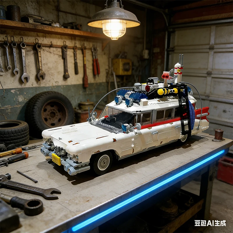 

2026new Ghostbuster Ecto-1 Building 2352PCS Blocks Car Model 10274 Display Bricks for Kids Adults Toys Halloween Christmas Gifts