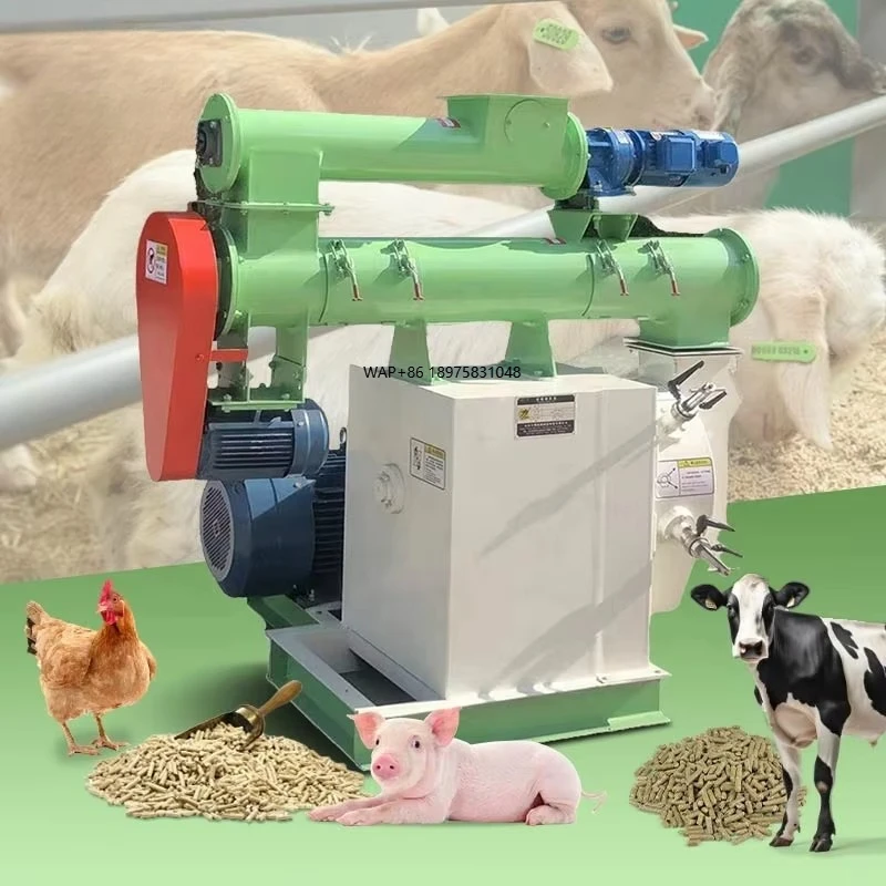Deer, chicken, bird and cattle feed pelletizers for commercial farms