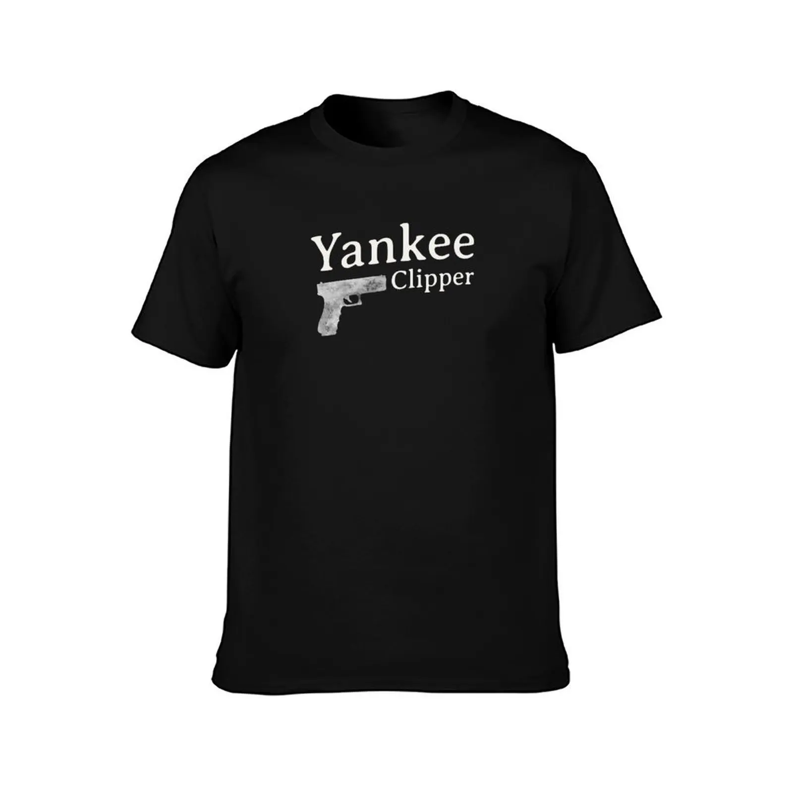 Yankee Clipper T-Shirt, Summer Casual Cotton Tee, Oversized Streetwear Tops, Vintage Graphic Print, Loose Fit Short Sleeve