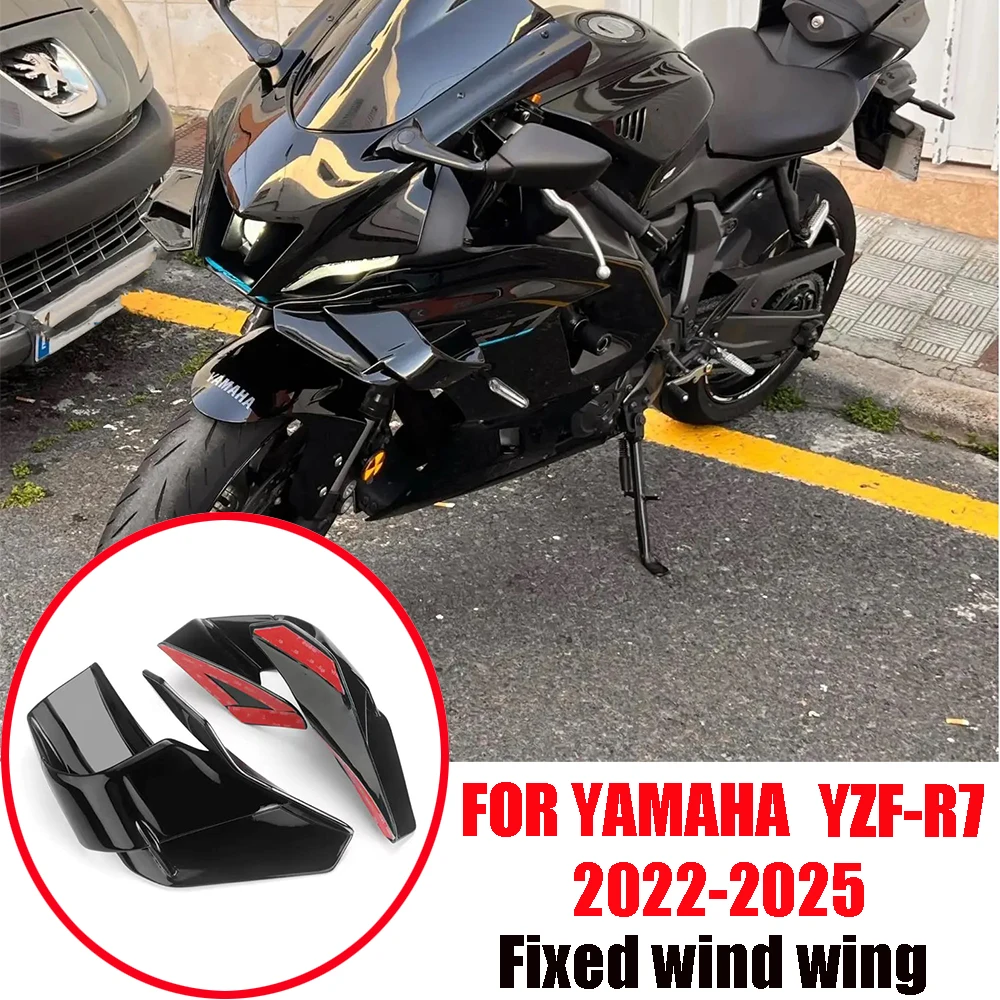 

FOR YAMAHA YZF-R7 2022-2025 Motorcycle Accessories Fairing Side R7 Winglet Aerodynamic Wing Deflector Spoiler