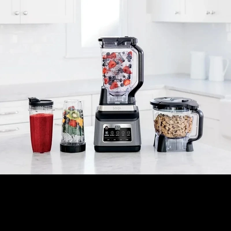 L # 1400 WP Blender, 5 Functions For Smoothies, Chopping, Dough & More
