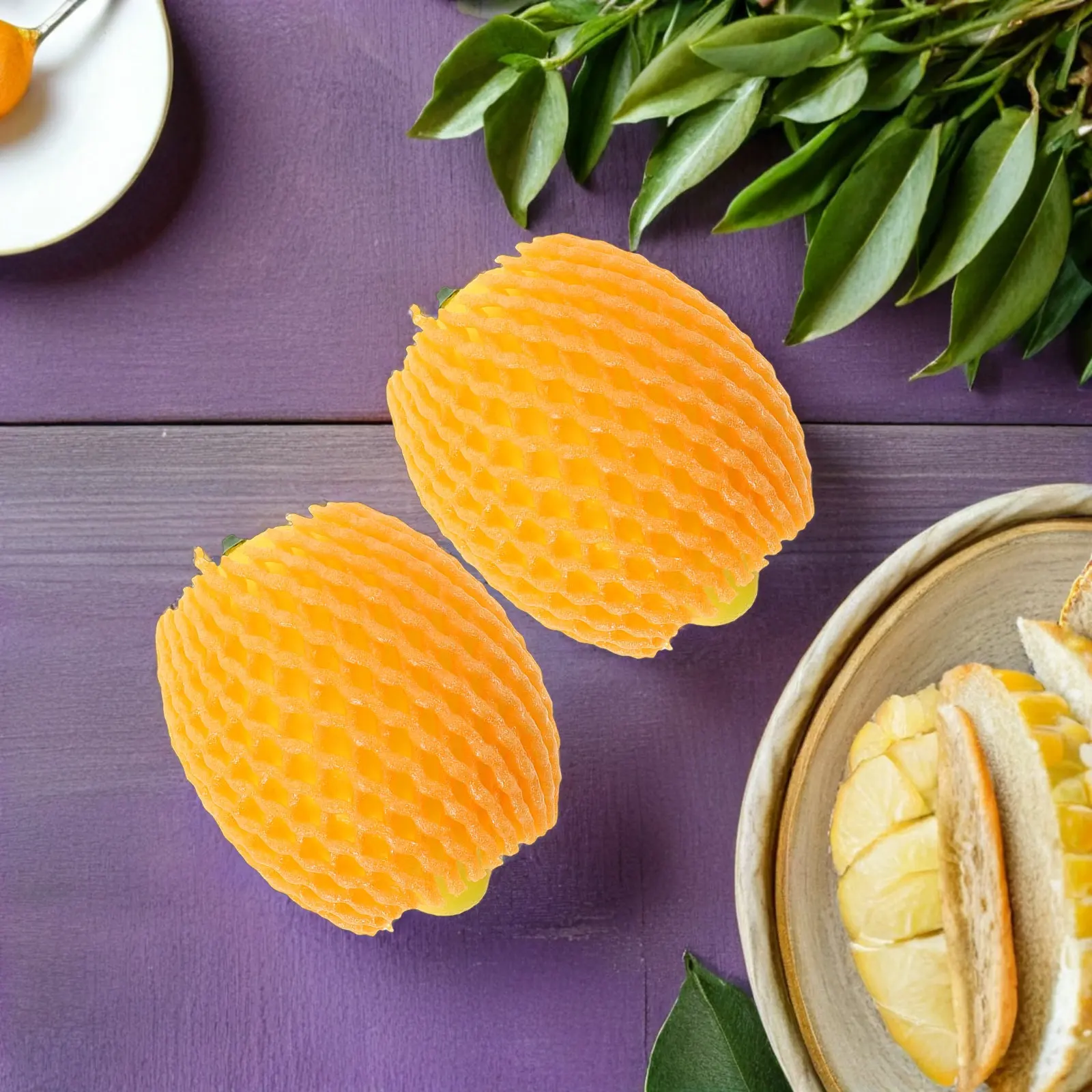400Pcs Fruit Protective Net Bag Shockproof Foam Sleeve for Mango Pear Citrus Transport Storage Fruit Foam Mesh Cover