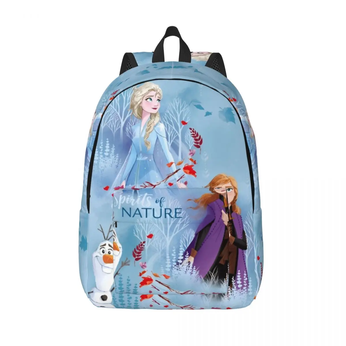 

Frozen Elsa Princess Anna Backpack for Men Women Cool Student Hiking Travel Daypack Sister Cartoon Laptop Shoulder Bag Gift