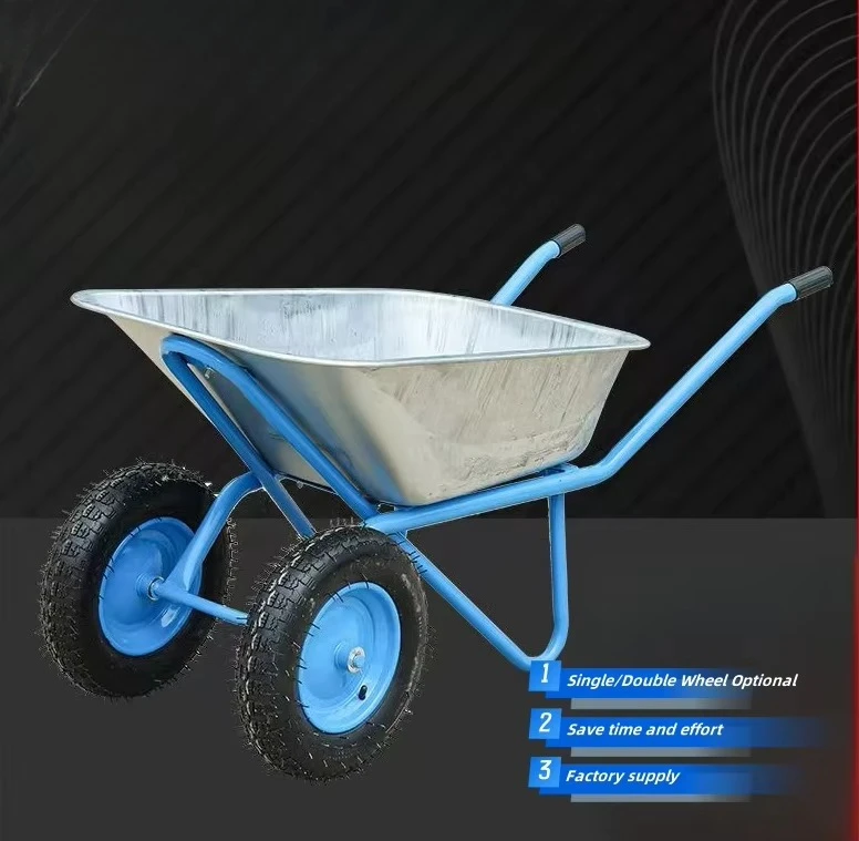 New Products Low Prices Hand Carts Trolley Carts Heavy Duty Wheel Barrow Metal for Garden Construction Steel Wheelbarrow Tools