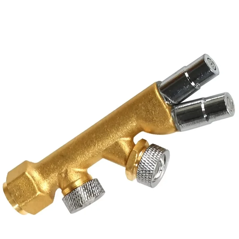 1pcs Brass 4-Nozzle Extension Wand Kit for High-Pressure Electric Agricultural Sprayer Replacement Parts Set