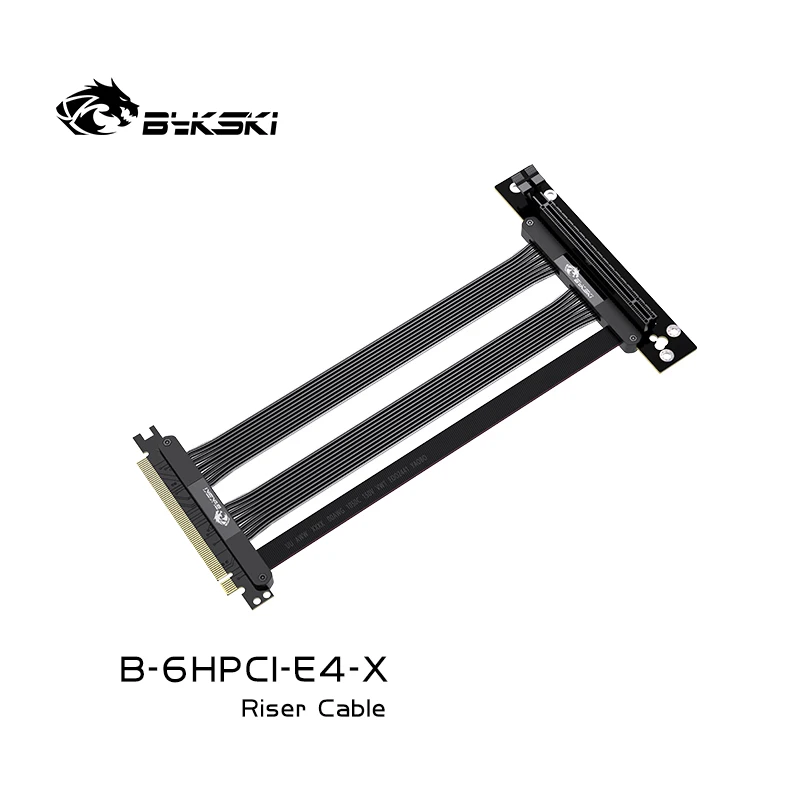 Imagem -05 - Bykski-montagem Vertical Gpu Cabo de Extensão para Placa Gráfica Pcie4.0 x 16 Velocidade Total Placa de Vídeo Pci Riser Cabo B6hpci-e4-x