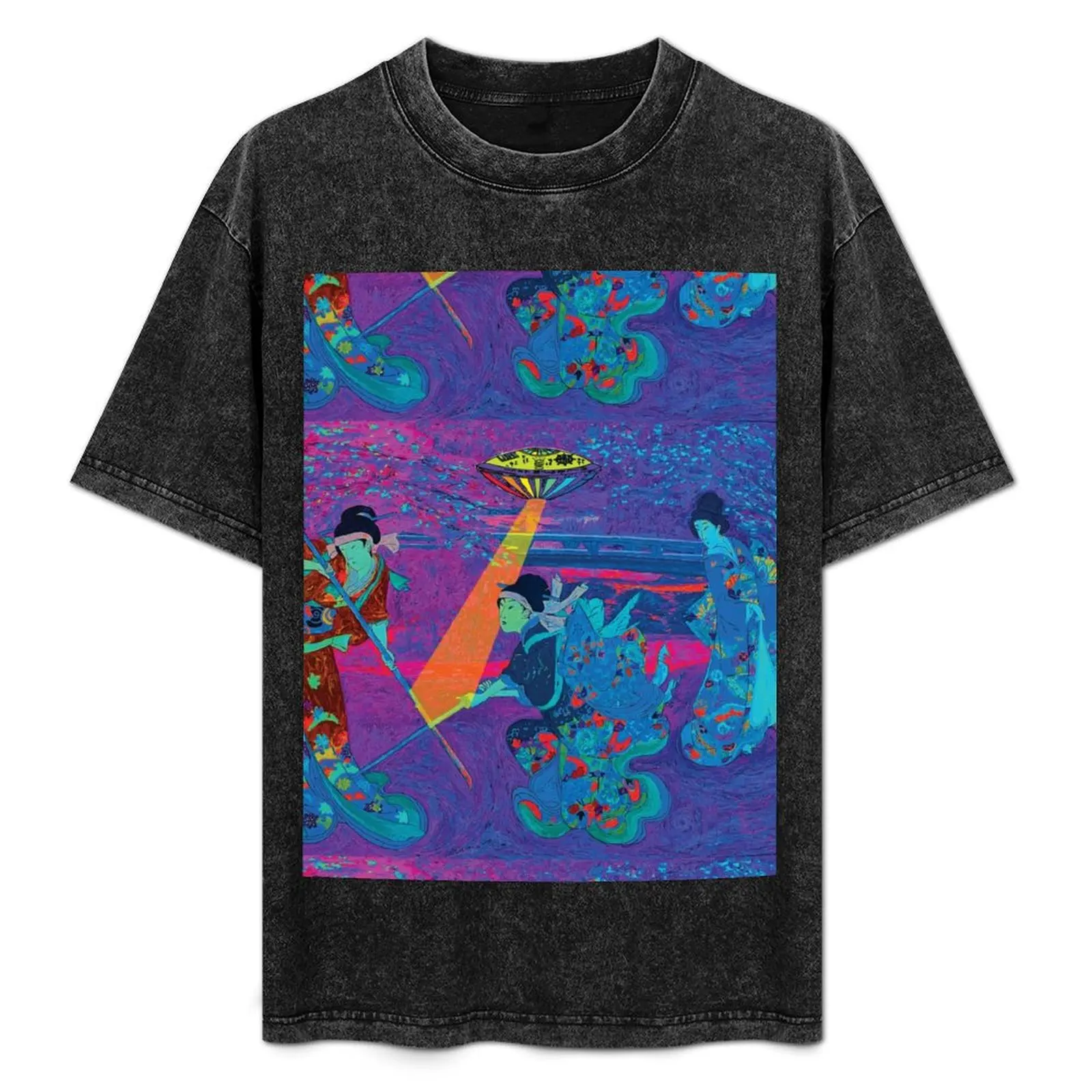 

Naginata Encounter T-Shirt gifts for boyfriend vintage graphic tee anime t shirts mens white t shirts