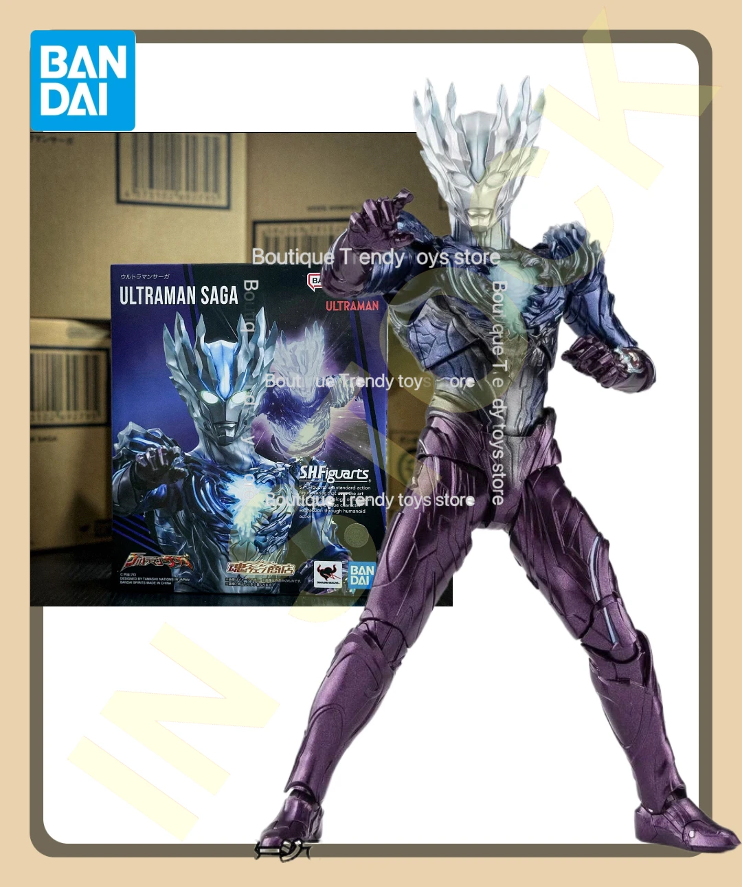 

В наличии Оригинальный подлинный продукт BANDAI S.H.Figuarts Ultraman Saga ULTRAMAN SAGA: Коллекционная фигурка-модель