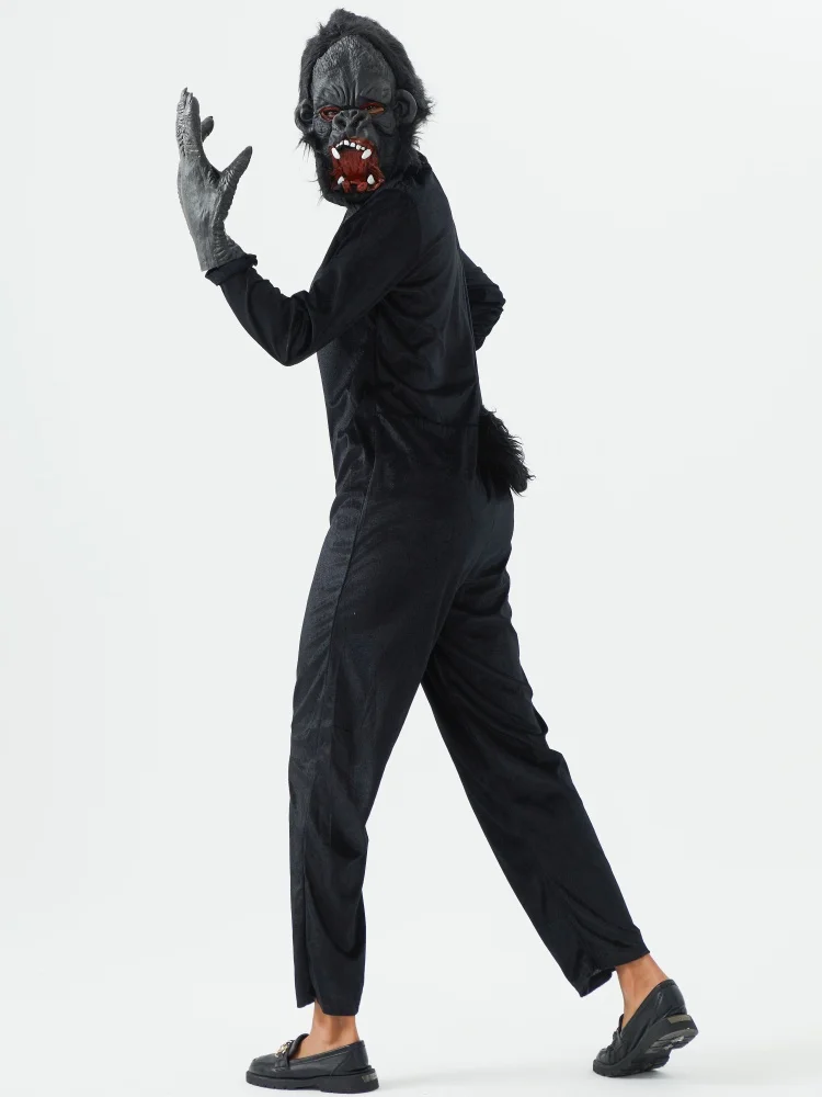 Combinaisons de Cosplay orang-outan, déguisement, vêtements de fête, Costume de scène d'animaux, combinaison pour adultes, Costume de carnaval d'halloween