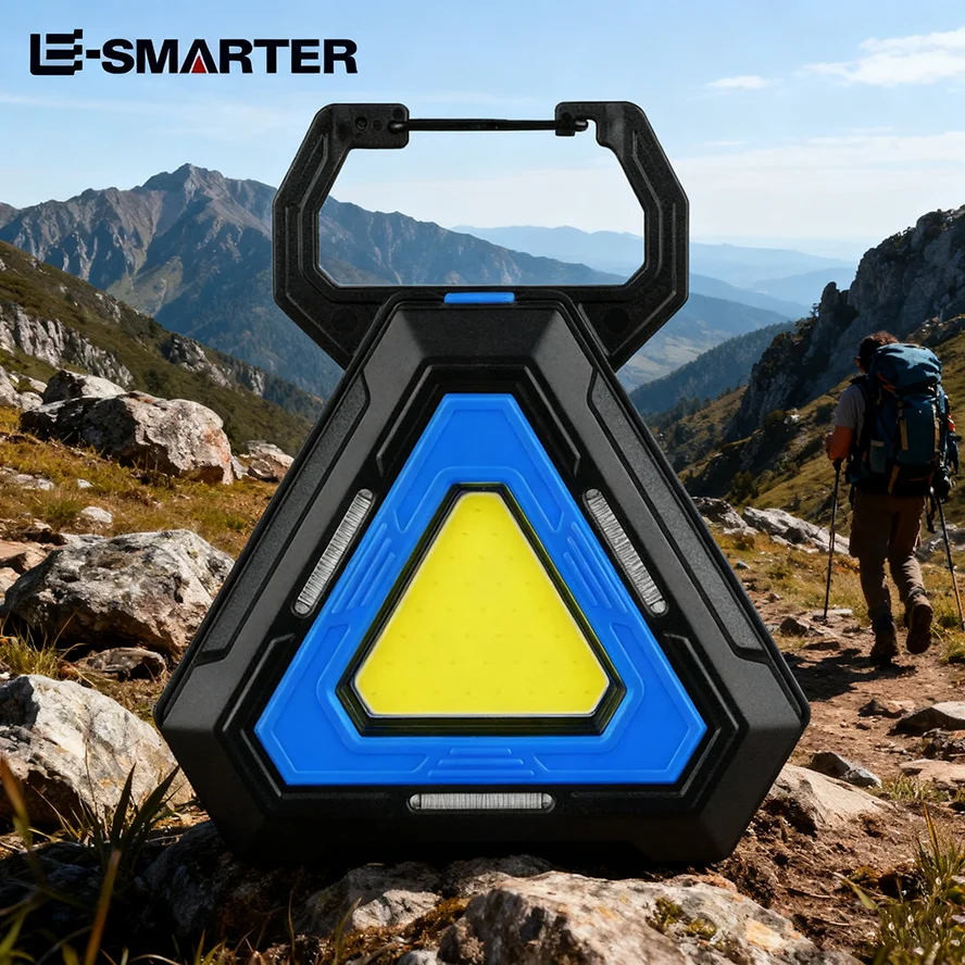 Waterproof Outdoor Multi-Function Work Light - Magnetic Flashlight with Type-C Fast Charge & Large Battery