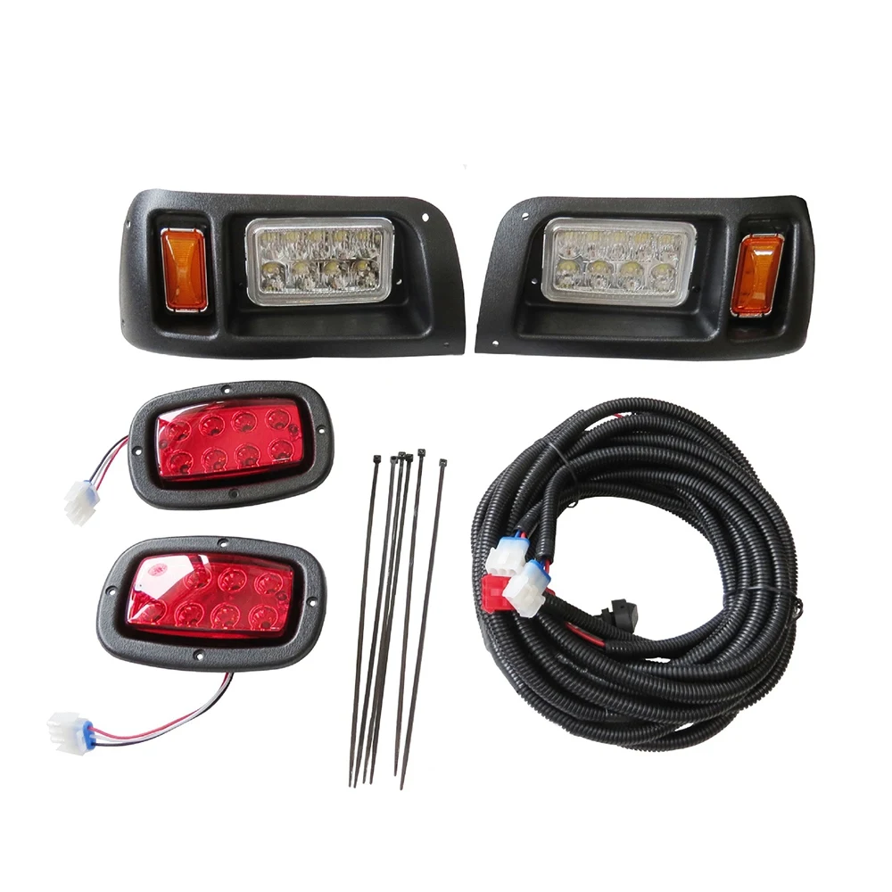 

For Golf Cart Headlight for LED Club Car DS TXT LED Head Light Kit Adjustable Headlights / Tail Lights 93+ G&E Golf Cart