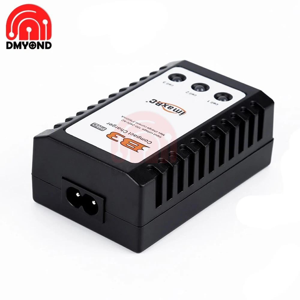 Imagem -05 - Carregador de Bateria Emax Carregador de Bateria Balanceado Lipo para Helicóptero rc Ac100v240v ue e Eua Plug Imaxrc Imax b3 Pro Compact 2s 3s